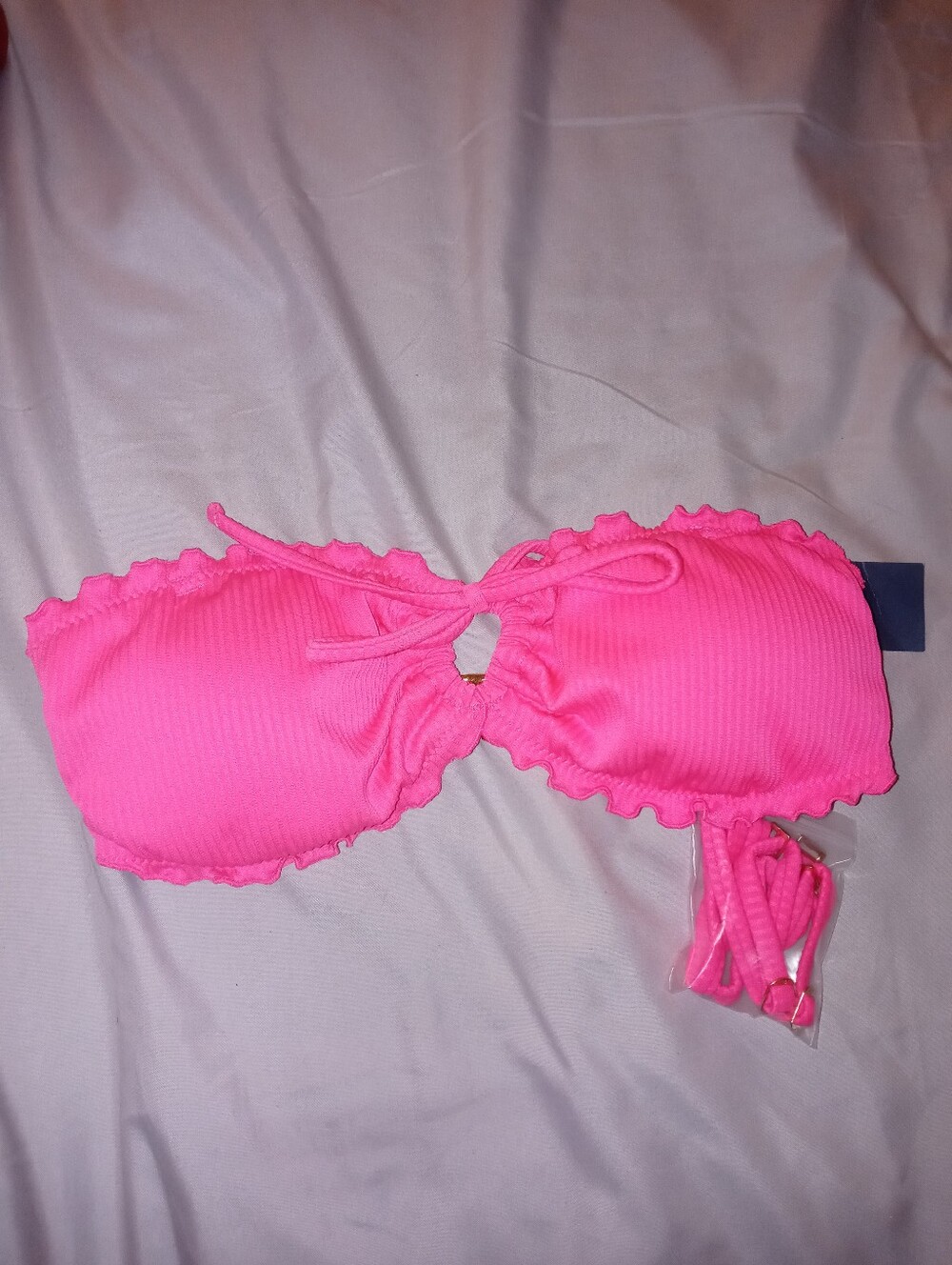 Hollister Ribbed Bikini Top Size S